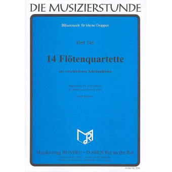 14 Flötenquartette aus