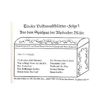 Tiroler Volksmusikblätter Band 5