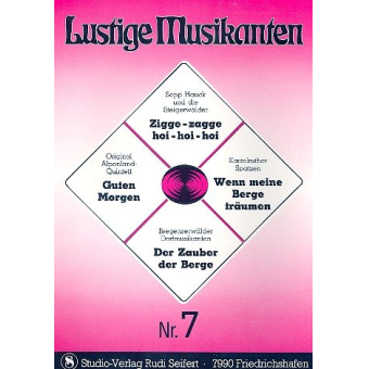 Lustige Musikanten Band 07 - C-Stimme mit Text - Klavier / Akkordeon