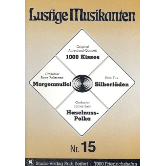 Lustige Musikanten Band 15 - C-Stimme mit Text - Klavier / Akkordeon