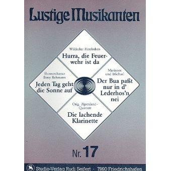 Lustige Musikanten Band 17 - C-Stimme mit Text - Klavier / Akkordeon