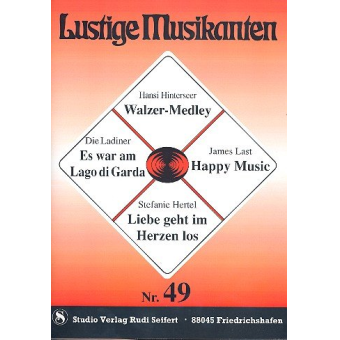 Lustige Musikanten Band 49 - C-Stimme mit Text - Klavier / Akkordeon
