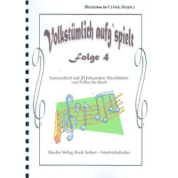         Volkstümlich aufg'spielt Folge 4 (Sammelheft - Direktion)
    
