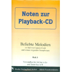         Beliebte Melodien im Stil von Captain Cook Band 3 (+CD) B- und Es-Stimmen - Rudi Seifert
    