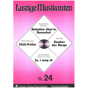 Lustige Musikanten Band 24 - C-Stimme mit Text - Klavier / Akkordeon