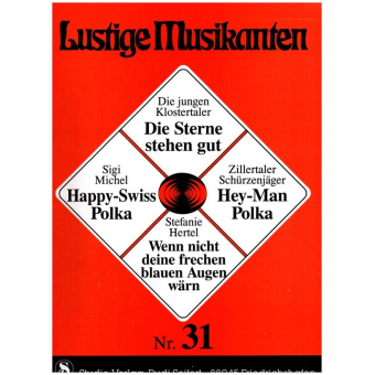 Lustige Musikanten Band 31 - C-Stimme mit Text - Klavier / Akkordeon