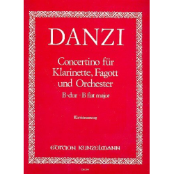         Concertino B-Dur op.47 für Klarinette, Fagott und Orchester - Franz Danzi / Arr. György Balassa
    