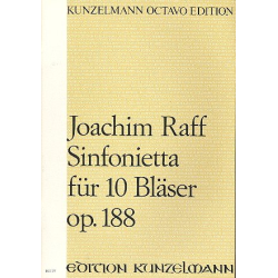         Sinfonietta op.188 : für 2 Flöten, - Joseph Joachim Raff
    