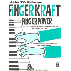         Fingerkraft Band 6 für Klavier/Orgel - John Wesley Schaum
    