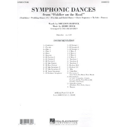         Symphonic Dances from Fiddler on the Roof - Jerry Bock
    