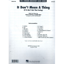        It Don't Mean A Thing - Duke Ellington
    