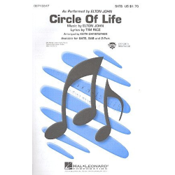         Circle Of Life - Elton John
    