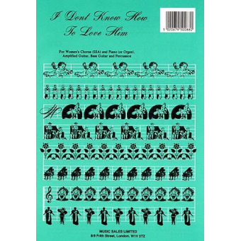 I Don't Know How To Love Him (SSA)