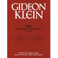         Duo für Violine und Violoncello (1939/40) - Gideon Klein
    