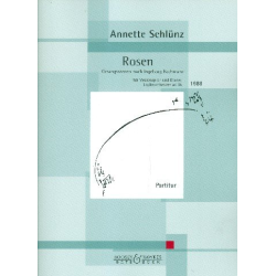         Rosen - Gesangsszenen nach Ingeborg Bachmann für Mezzospran und Klavier - Annette Schlünz
    