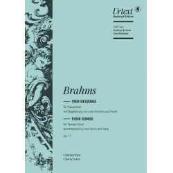         4 Gesänge op. 17 - Johannes Brahms
    