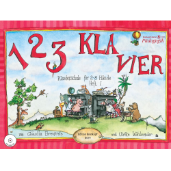         1 2 3 Klavier Band 1 (+CD) : - Claudia / Wohlwender Ehrenpreis
    