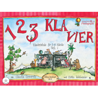 1 2 3 Klavier Band 1 (+CD) :