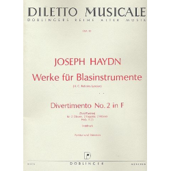         Divertimento F-Dur Hob.II:23 Nr.2 : - Franz Joseph Haydn
    