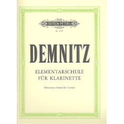         Elementarschule für Klarinette - Friedrich Demnitz
    