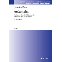         Auferstehn : für gem Chor a cappella - Heinrich Poos
    