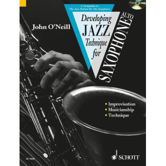 Developing Jazz Technique (+ Eb-CD) for Saxophone
