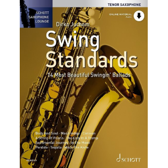 Swing Standards für Tenorsaxophon (+Online Material)