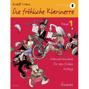 Die fröhliche Klarinette Band 1 - Schule (+Online-Material)
