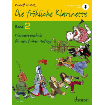 Die fröhliche Klarinette Band 2 (mit Online-Material)