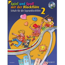         Spiel und Spaß mit der Blockflöte Band 2 - Schule (+CD) - Gudrun Heyens
    