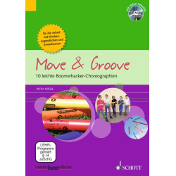         Move & groove (+CD-ROM) für Boomwhackers - Petra Hügel
    