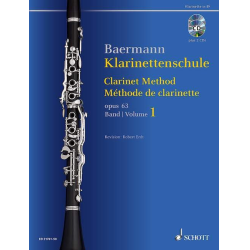         Klarinettenschule op.63 Band 1 (+2 CD's) - Carl Baermann
    