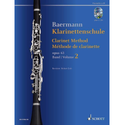         Klarinettenschule op.63 Band 2 (+2 CD's) - Carl Baermann
    