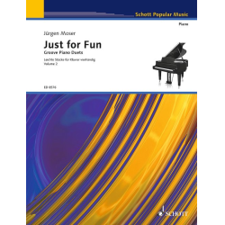         Just for Fun Band 2 : Leichte Stücke für Klavier zu 4 Händen - Jürgen Moser
    