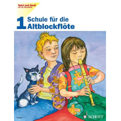         Spiel und Spaß mit der Blockflöte Band 1 (Altblockflöte) - Gerhard Engel
    
