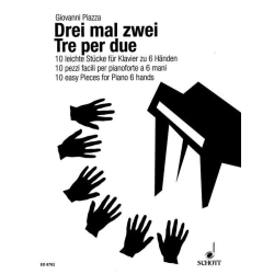         Drei mal zwei : 10 leichte Stücke - Gaetano Piazza
    