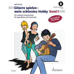         Gitarre spielen mein schönstes Hobby Band 1 (+Online Material) - Rolf Tönnes
    