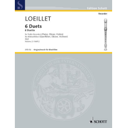         6 Duette Band 2 : für - Jean Baptiste Loeillet (de Gant)
    