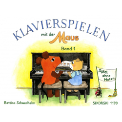         Klavierspielen mit der Maus Band 1 - Bettina Schwedhelm
    