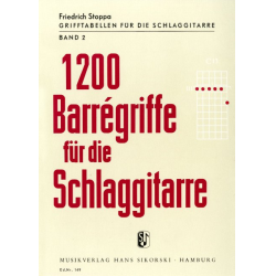         1200 Barré-Griffe für die Schlaggitarre - Friedrich Stoppa
    