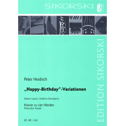         Happy-Birthday-Variationen - Peter Heidrich
    