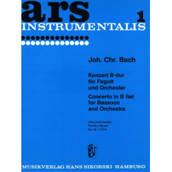         Konzert B-Dur für Fagott und Orchester - Johann Christian Bach
    