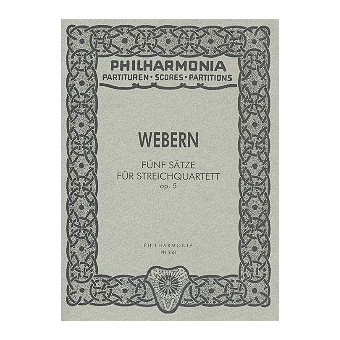 5 Sätze op.5 für Streichquartett