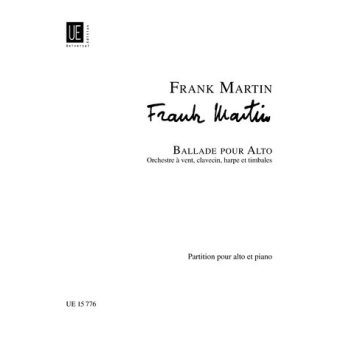 Ballade : pour alto,orchestre a vent,