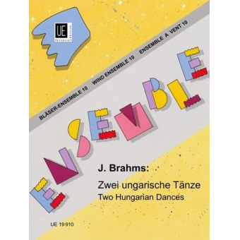 2 ungarische Tänze (Nr.5 und Nr.6) für Holzbläserensemble