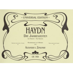        Die Jahreszeiten für Klavier zu 4 Händen - Franz Joseph Haydn
    