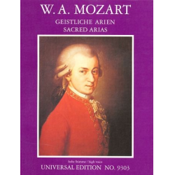         Geistliche Arien für hohe Singstimme und Klavier - Wolfgang Amadeus Mozart / Arr. Walter Braunfels
    