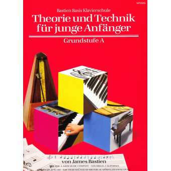Klavierschule für junge Anfänger Grundstufe A - Theorie/Technik
