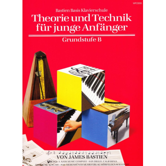 Klavierschule für junge Anfänger Grundstufe B - Theorie/Technik