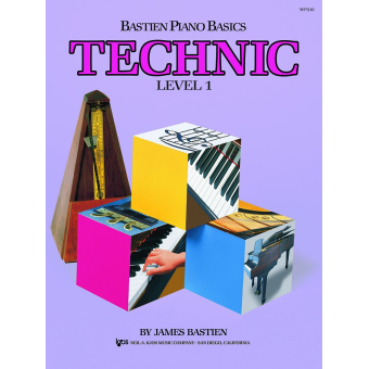 Bastien Piano Basics - Technic Level 1 (English Book)